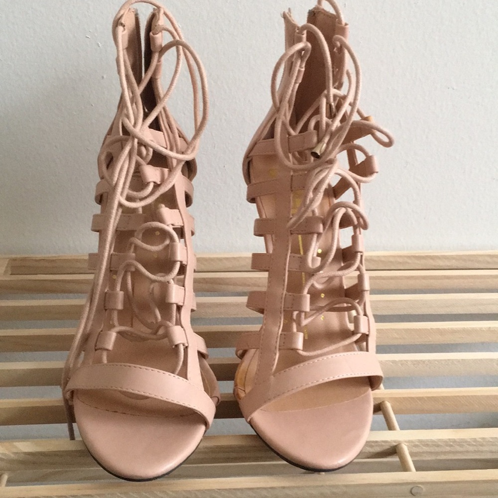 Strapped heels